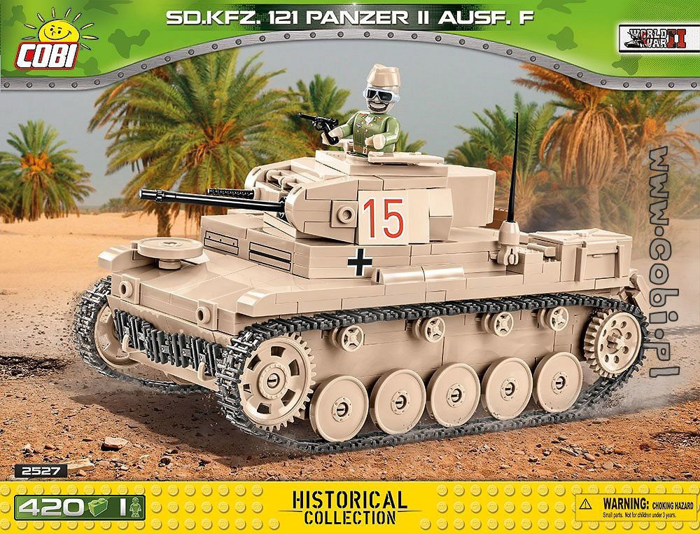 COBI WW2 2527 Sd Kfz 121 Panzer II Ausf F Webklodser Dk